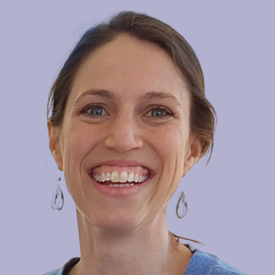 Home 12 headshot of Brittany Johnson - Bookkeeper against a purple background